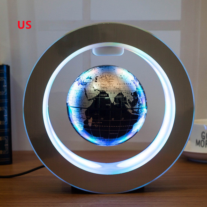 LED Floating World Map Globe