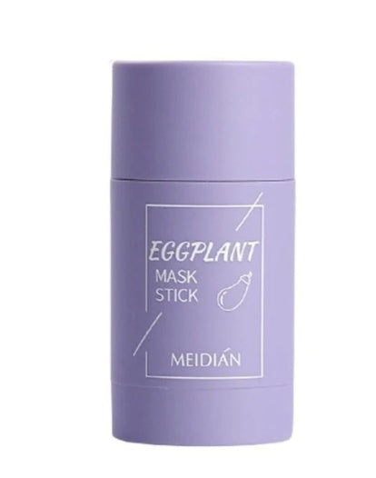 Green Tea Cleansing Mask Stick Oil Control Acne Removal Eggplant Face Mask Deep Pore Clean Brightening Skin Care