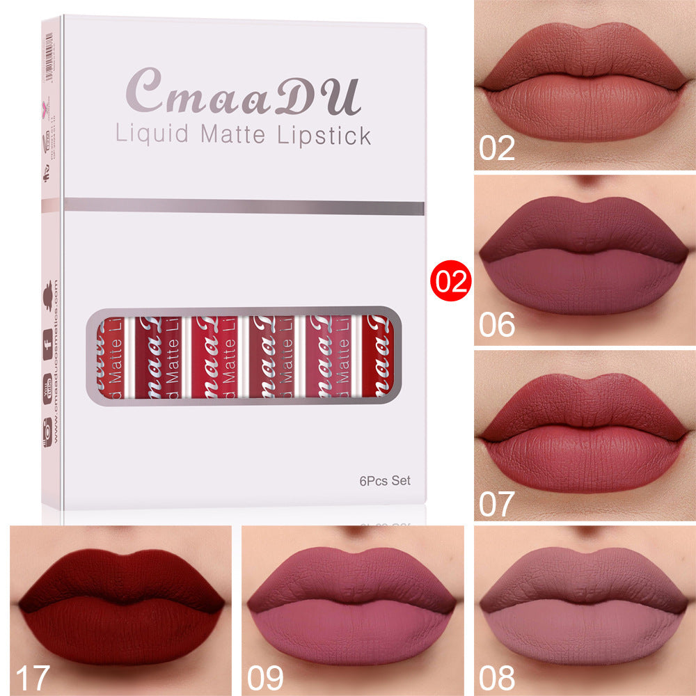 Lip Oil Set 6PCS Moisturizing Multivitamin Lip Serum Hydrating Glossy Lip Care Repair Dry Lips