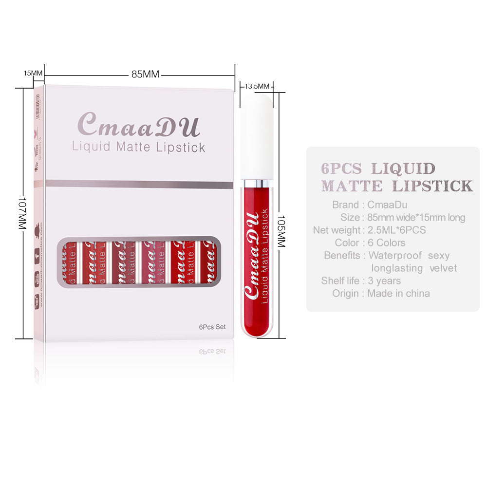 Lip Oil Set 6PCS Moisturizing Multivitamin Lip Serum Hydrating Glossy Lip Care Repair Dry Lips