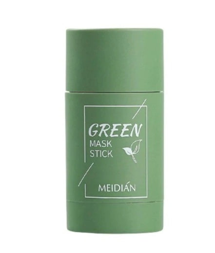Green Tea Cleansing Mask Stick Oil Control Acne Removal Eggplant Face Mask Deep Pore Clean Brightening Skin Care