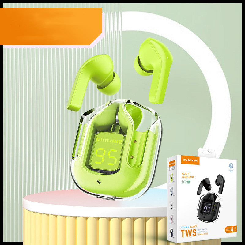 Bluetooth 5.3 TWS Earbuds LED Digital Display Wireless Earphones Stereo Bass Headphones with Charging Case