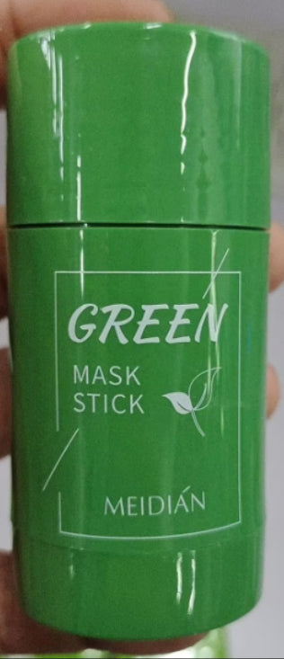Green Tea Cleansing Mask Stick Oil Control Acne Removal Eggplant Face Mask Deep Pore Clean Brightening Skin Care