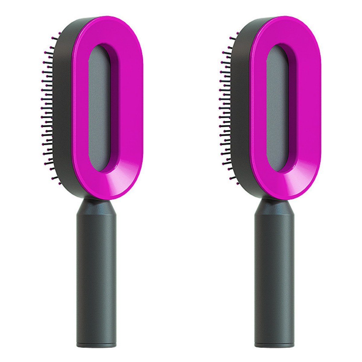 Self Cleaning Hairbrush 3D Air Cushion Detangling Brush Anti Static Scalp Massage No Pull Hair Comb
