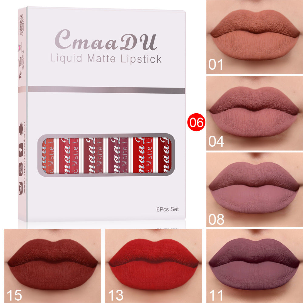 Lip Oil Set 6PCS Moisturizing Multivitamin Lip Serum Hydrating Glossy Lip Care Repair Dry Lips