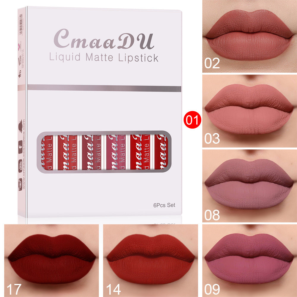 Lip Oil Set 6PCS Moisturizing Multivitamin Lip Serum Hydrating Glossy Lip Care Repair Dry Lips