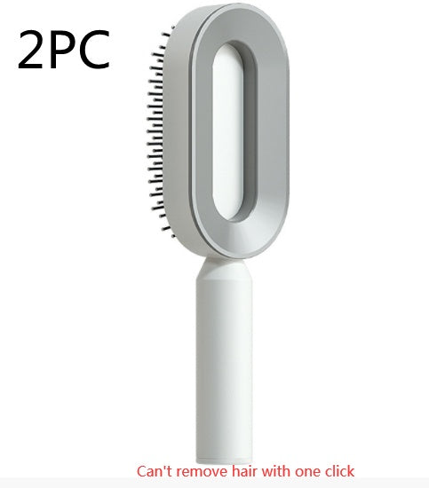 Self Cleaning Hairbrush 3D Air Cushion Detangling Brush Anti Static Scalp Massage No Pull Hair Comb