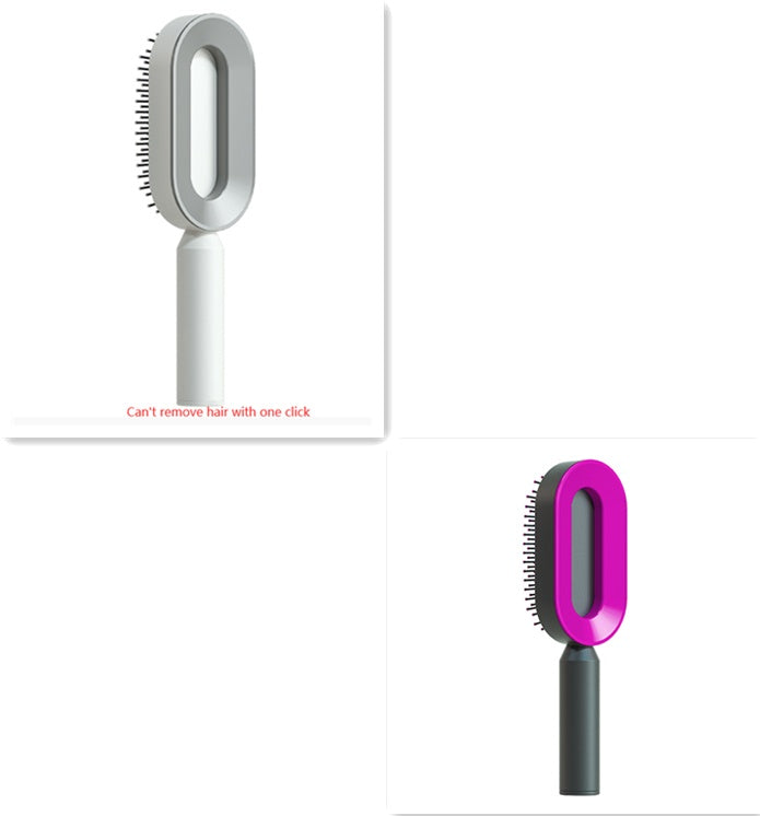 Self Cleaning Hairbrush 3D Air Cushion Detangling Brush Anti Static Scalp Massage No Pull Hair Comb