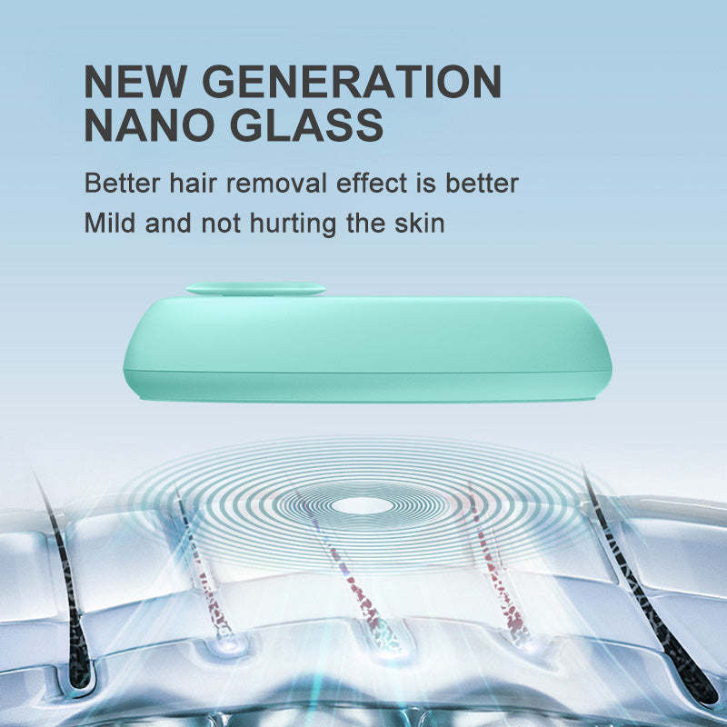 Crystal Hair Remover Nano Glass Hair Eraser Painless Reusable Hair Removal Exfoliating Tool Portable Epilator