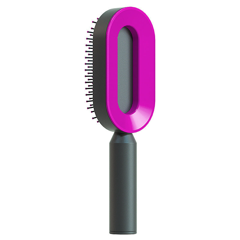 Self Cleaning Hairbrush 3D Air Cushion Detangling Brush Anti Static Scalp Massage No Pull Hair Comb