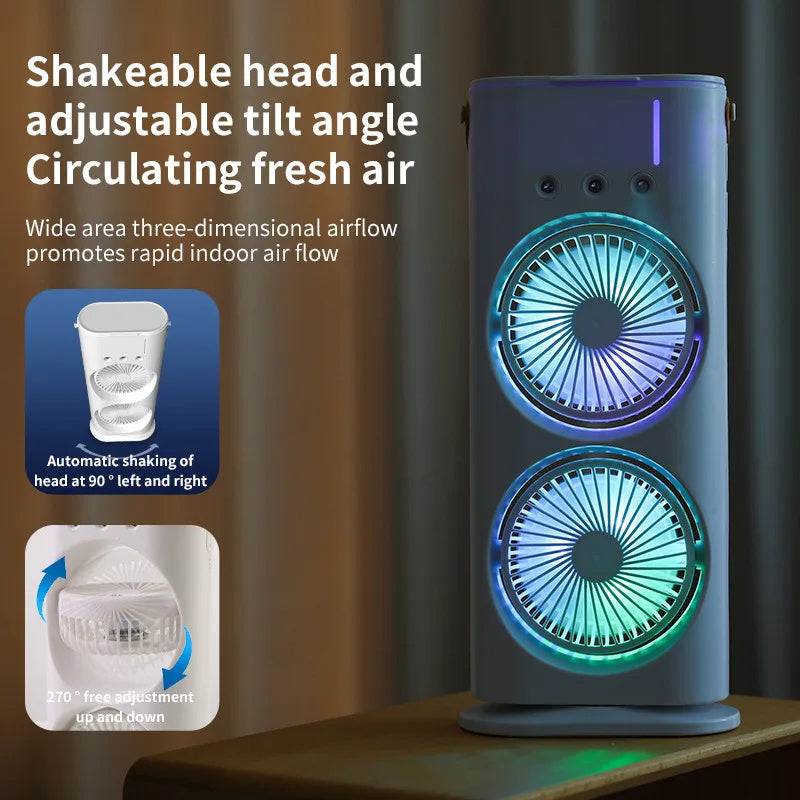 Portable Hydrocooling Air Adjustment Fan