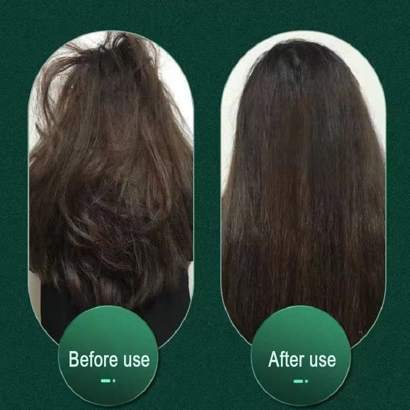Hair Straightener Brush 2 in 1 Curl & Straight Styler Fast Heating Ceramic Anti Scald Hair Styling Tool